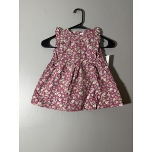 Brightly Kid Baby Dress 24M Floral Organic Cotton Ruffle Toddler 18-24 Months